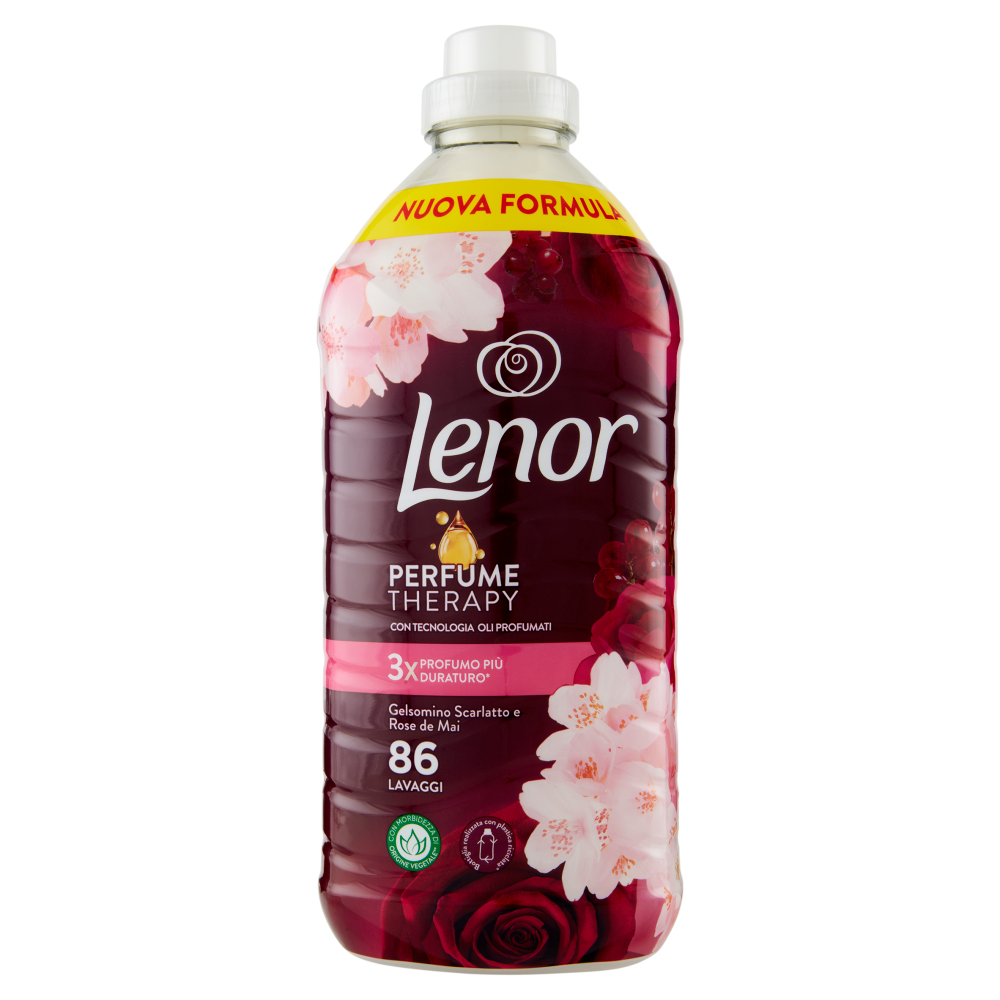 LENOR Gelsomino Scarlatto e Rose de Mai - Ammorbidente Concentrato 86 Lavaggi