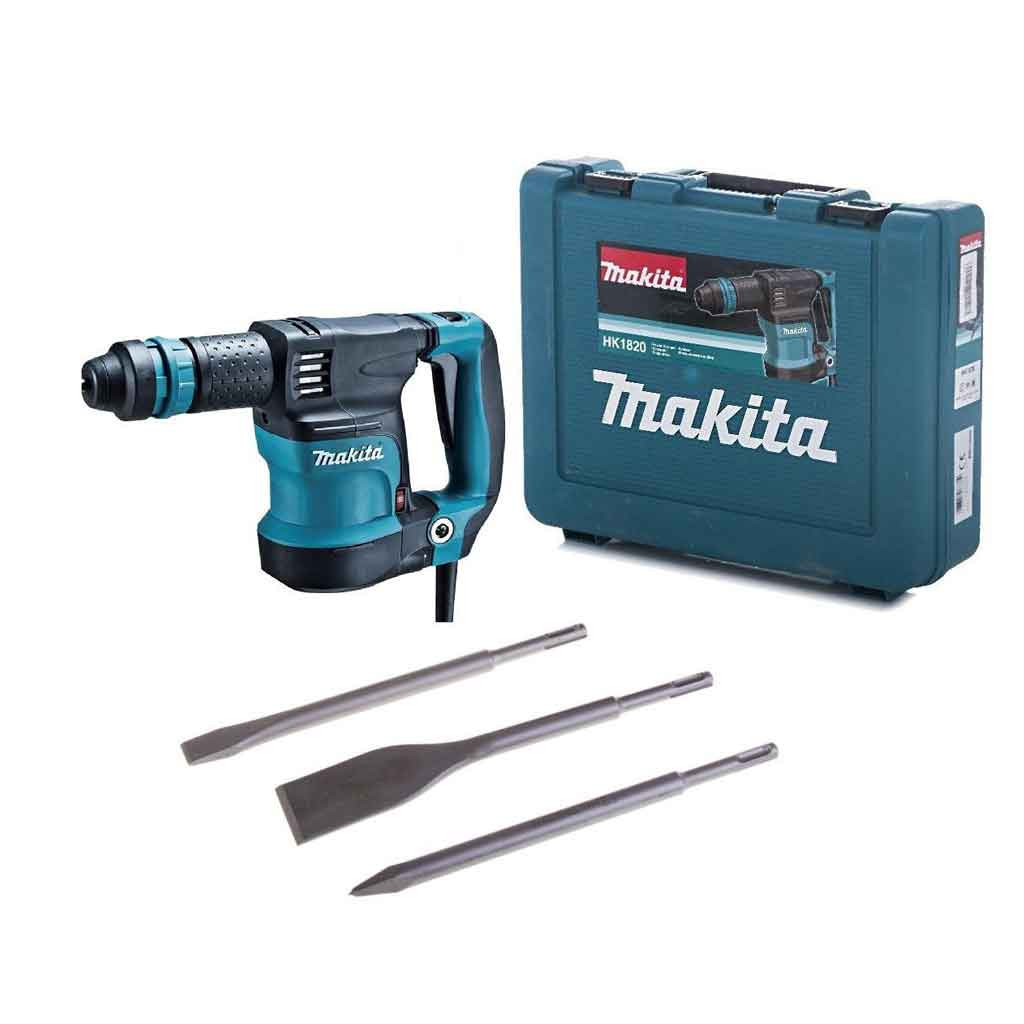 Makita HK1820 Martello Scalpellatore Sds-Plus 3,1J + 3 Scalpelli