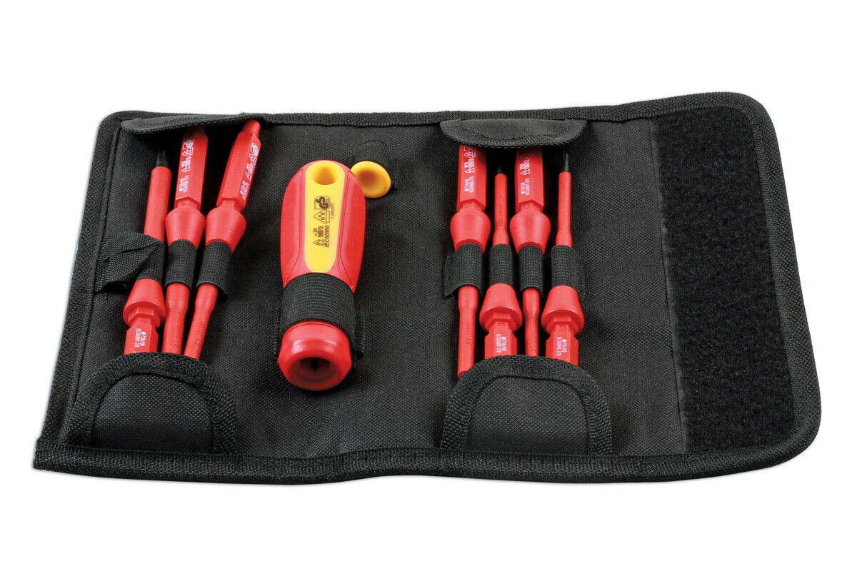 Set Di Cacciaviti A Stella Isolati Laser Tools 9 Pezzi 7434