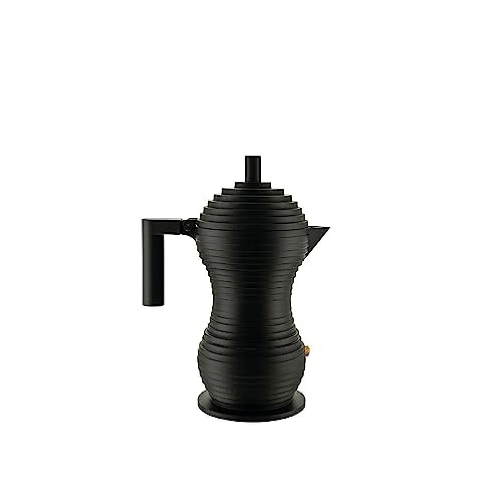 (TG. 3cup) Alessi Pulcina MDL02/3 BB Caffettiera Espresso di Design, in Fusione