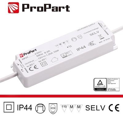 Alimentatore IP44 24V 15W 0.62A Size:130*42*17mm - PEF44-15W24V