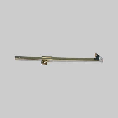ASTA SNODATA A SCATTO 25 cm - Nichelato
