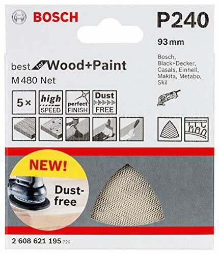 Bosch Professional 2608621195 Triangolo Abrasivo M480 Best for Wood and (p9z)