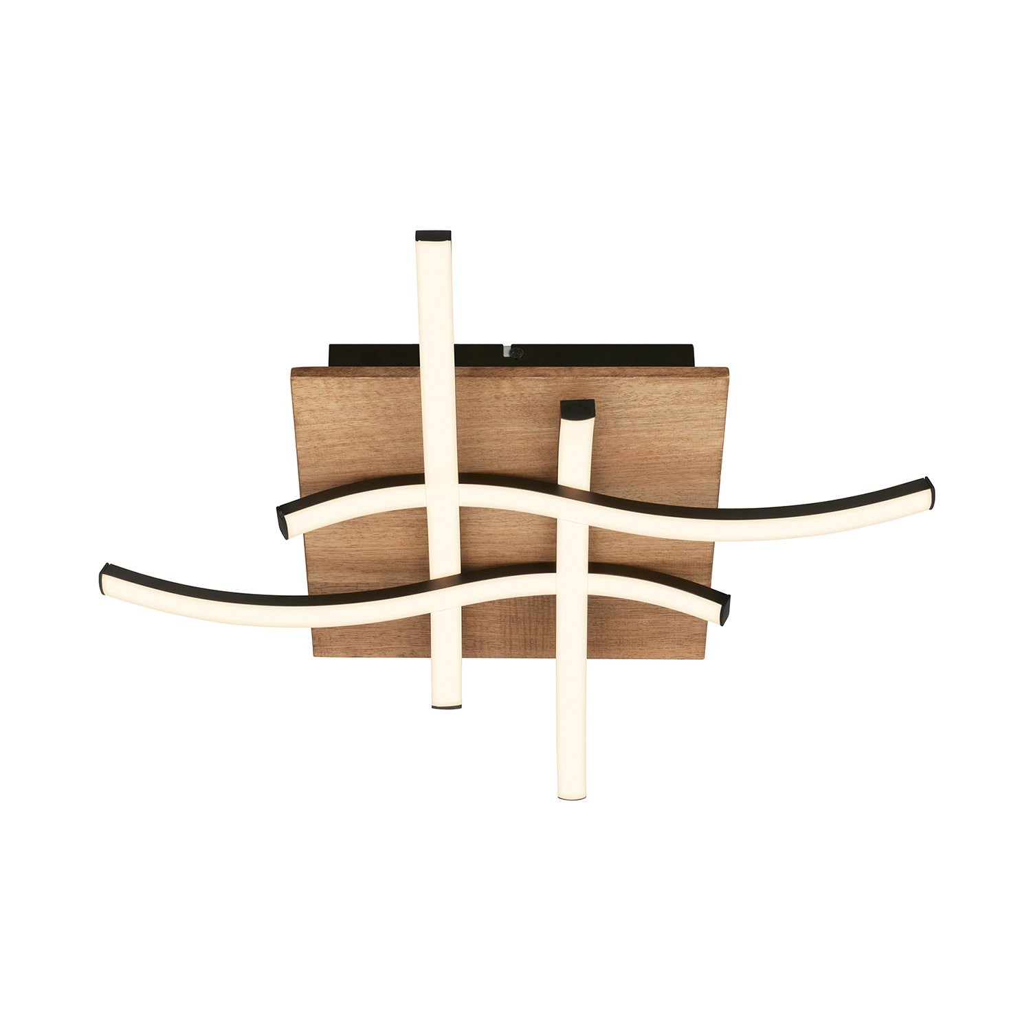 Plafoniera Vintage Vinka Metallo Nero Led Integrato 14W 3000K