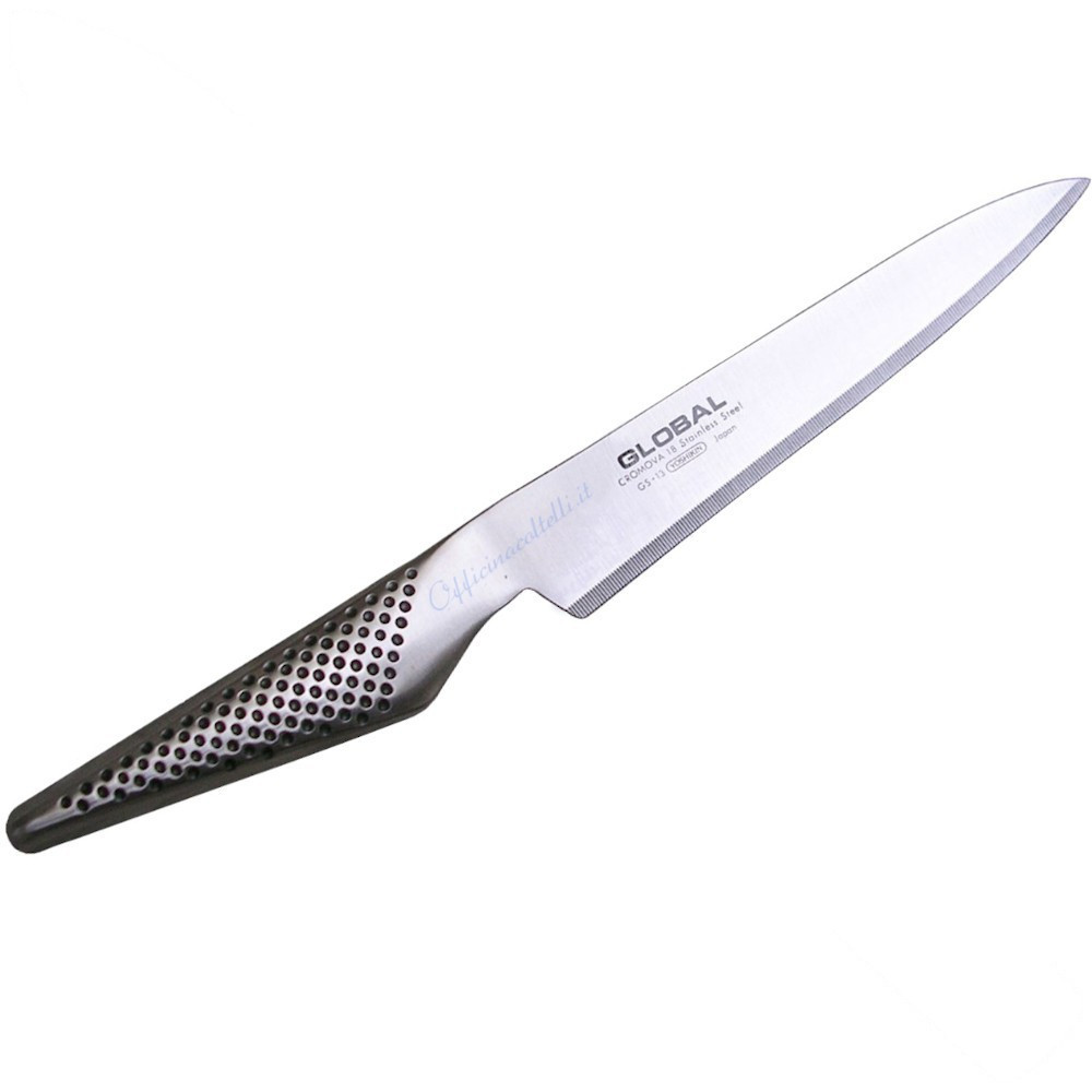 Coltello affettare  15 cm zigrinato giapponese Global GS13R