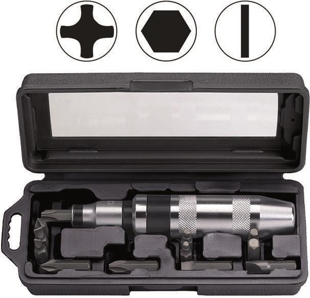BAHCO 7865 Impact Shear Rotary Set 15-PC.