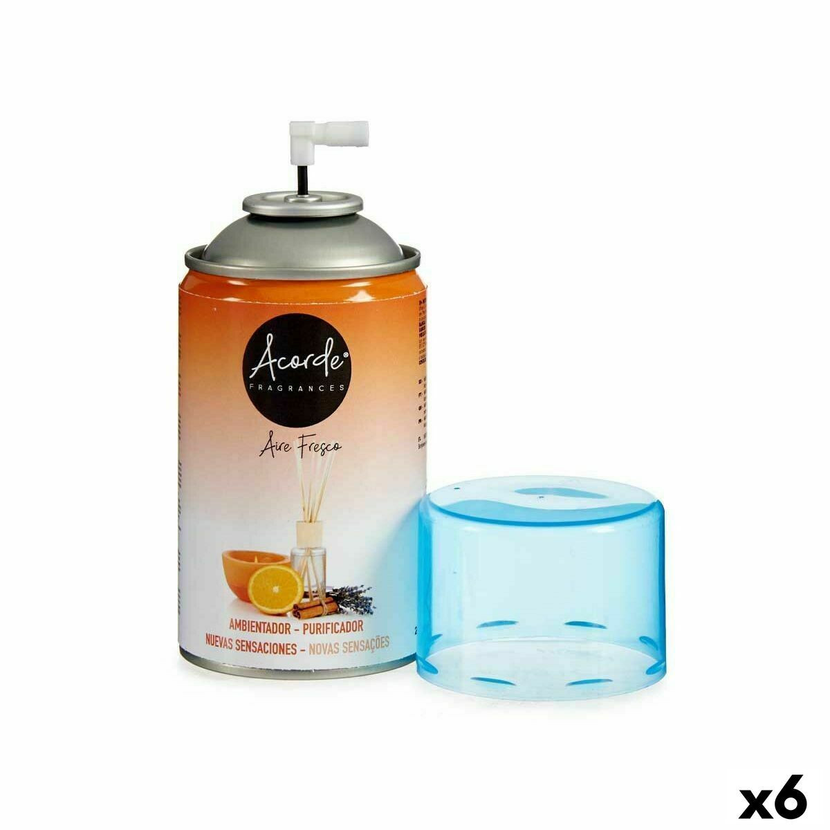 Ricambi Per Diffusore Per Ambienti Acorde Sensations 250 ml [6 Unità]