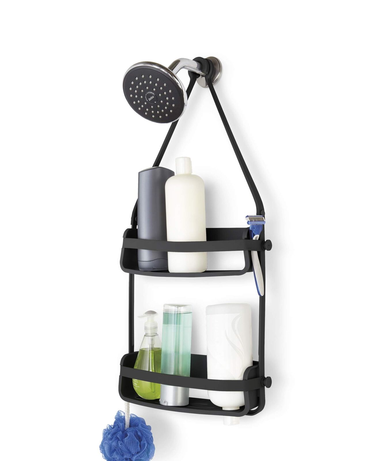 Umbra Portaoggetti per Doccia, Black, Caddy