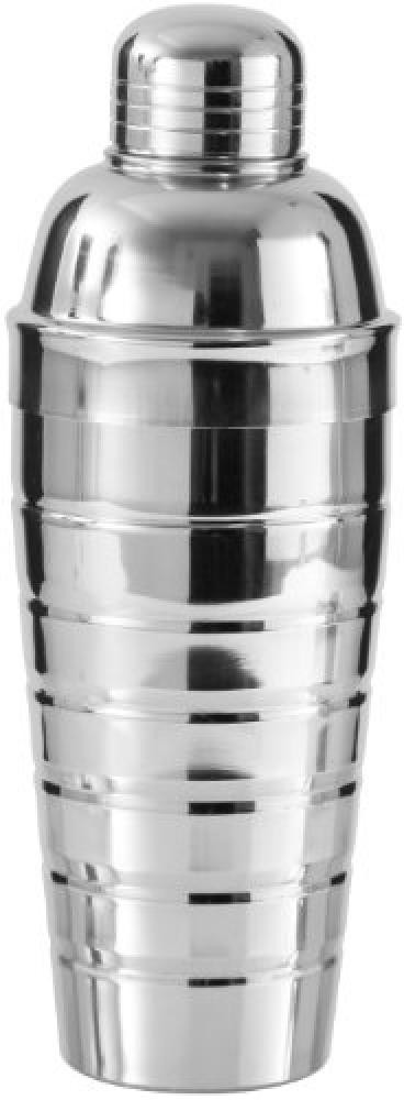 (TG. 25 x 8.2 x 8.2 cm) Fackelmann Ribber 28270 Shaker per cocktail in acciaio I