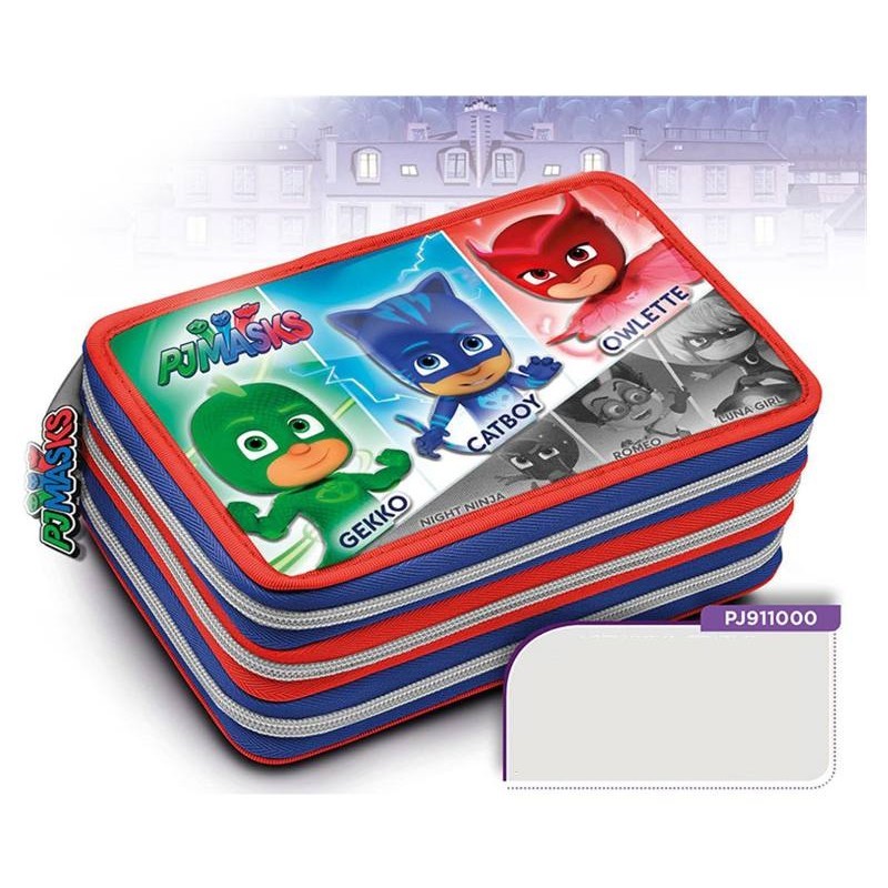 Astuccio Triplo Pj Mask - Giochi-Preziosi