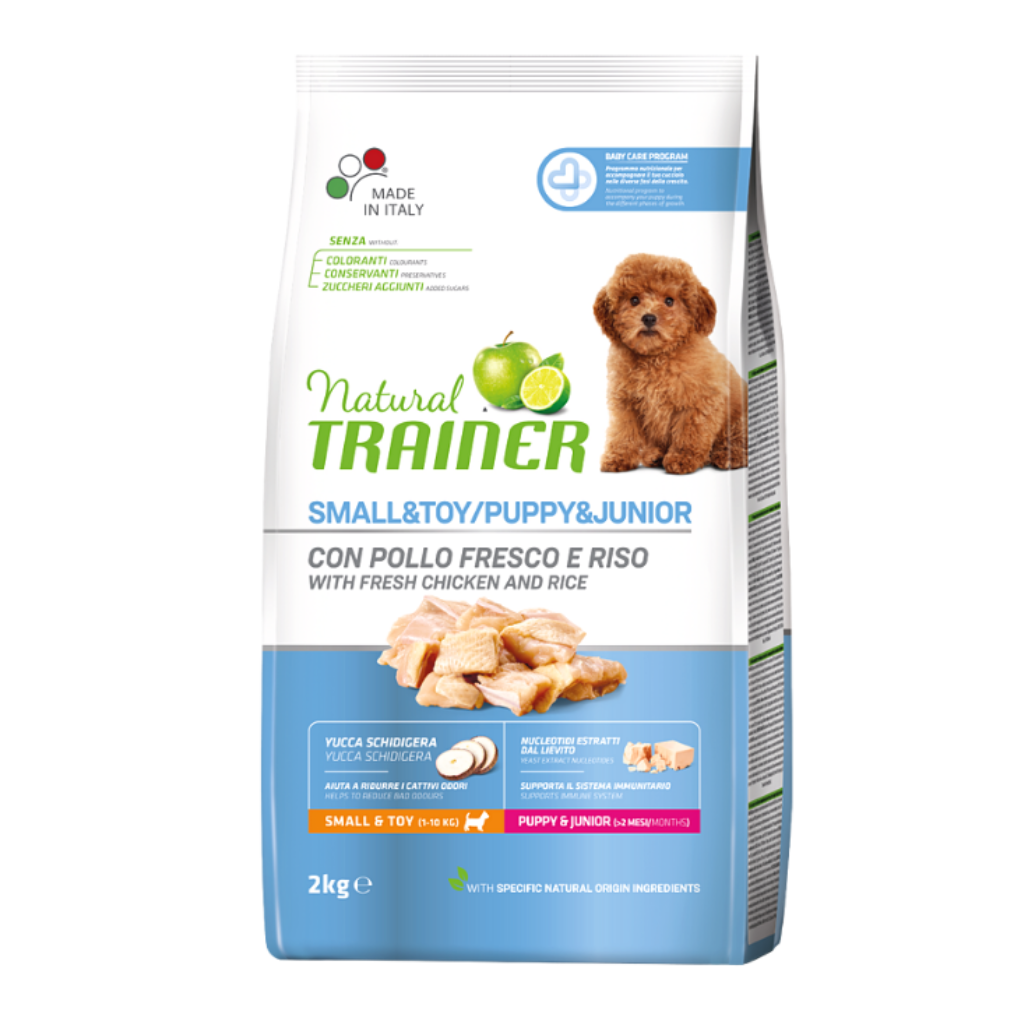 Natural Trainer Small&amp;Toy Puppy&amp;Junior con Pollo