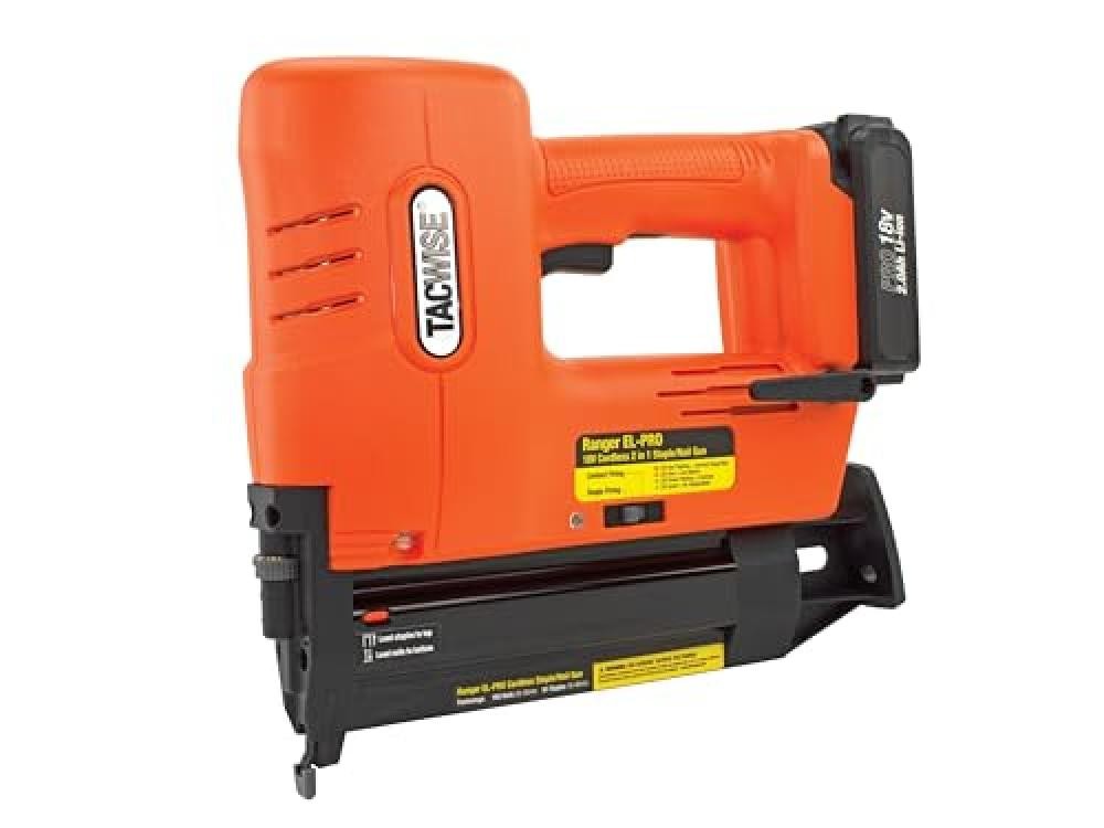 TACWISE 1506 Ranger EL-PRO Graffatrice/Chiodatrice 2 en 1 a Batteria da 18V, Car