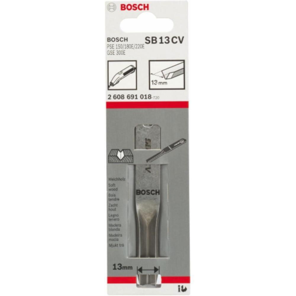 SCALPELLO A V DA LEGNO SB 13 CV, 13MM PER BOSCH PSE 150/180 E/220E/GSE 300E 2608