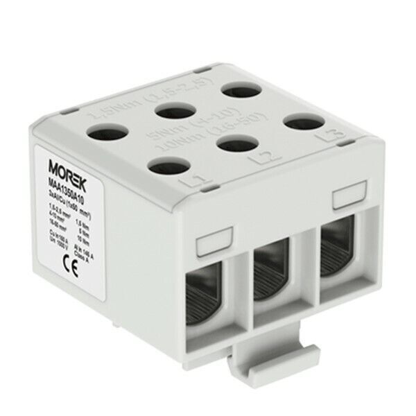Morsetto linea principale 6x1 5-50mm2 grigio 3P OTL 50-3X MAA1350A10 Morek 4382