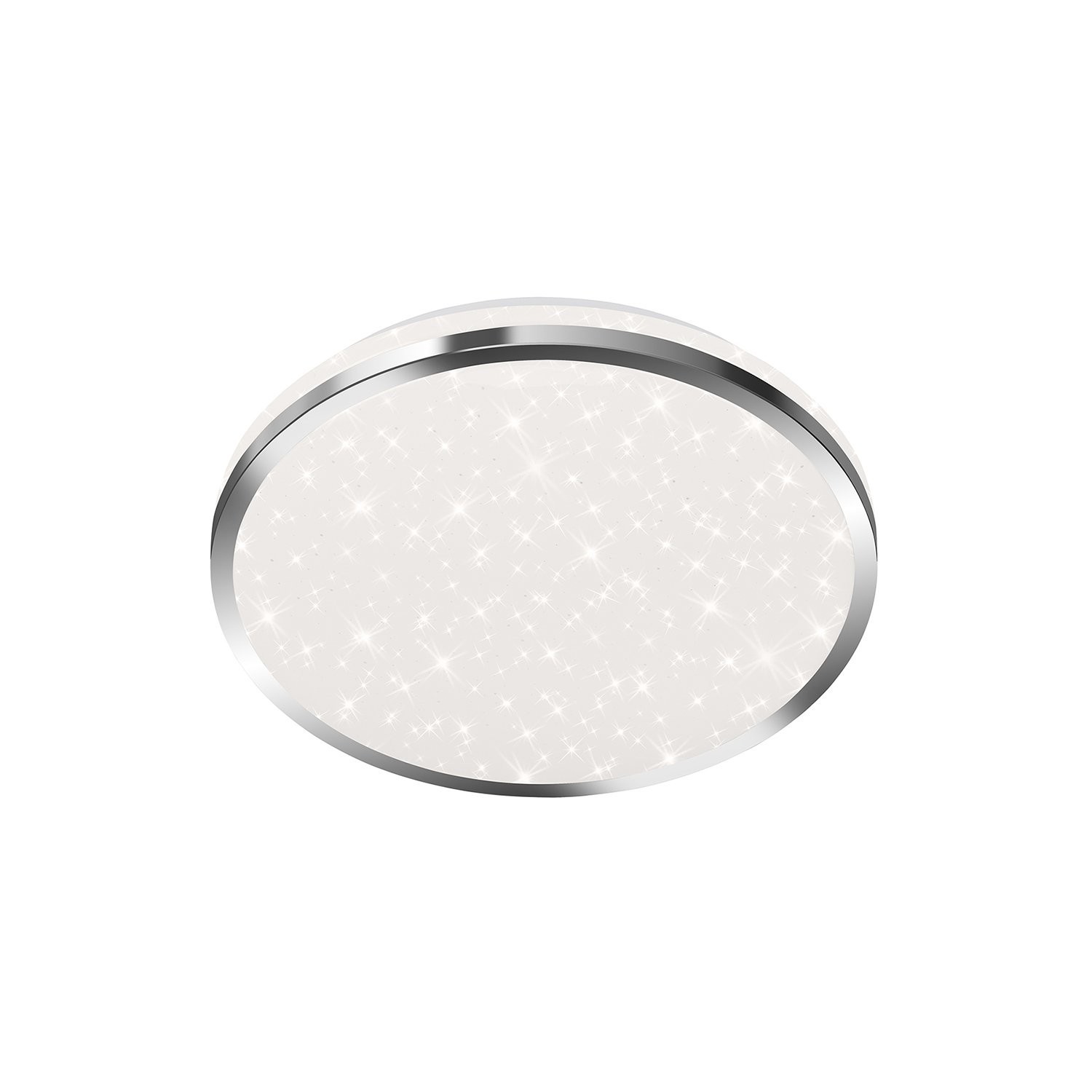 Plafoniera Moderna Acorus Spalsh Plastica Cromo Led Integrato 12W 4000K