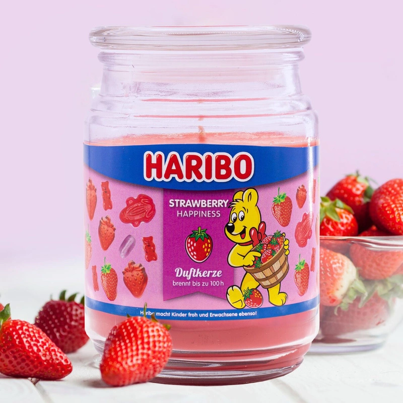 Haribo Candela Profumata Strawberry Happiness 510gr