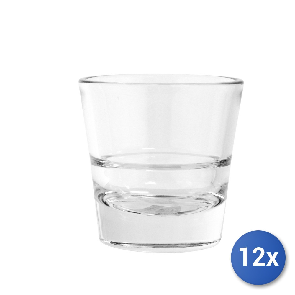12x Bicchieri Da Amaro Da 13,5Cl In Vetro Trasparente Basso