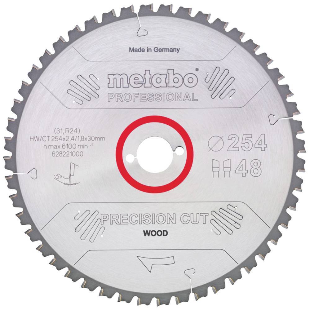 Metabo 628225000 Lama circolare 315 mm Numero di denti: 84 1 pz.