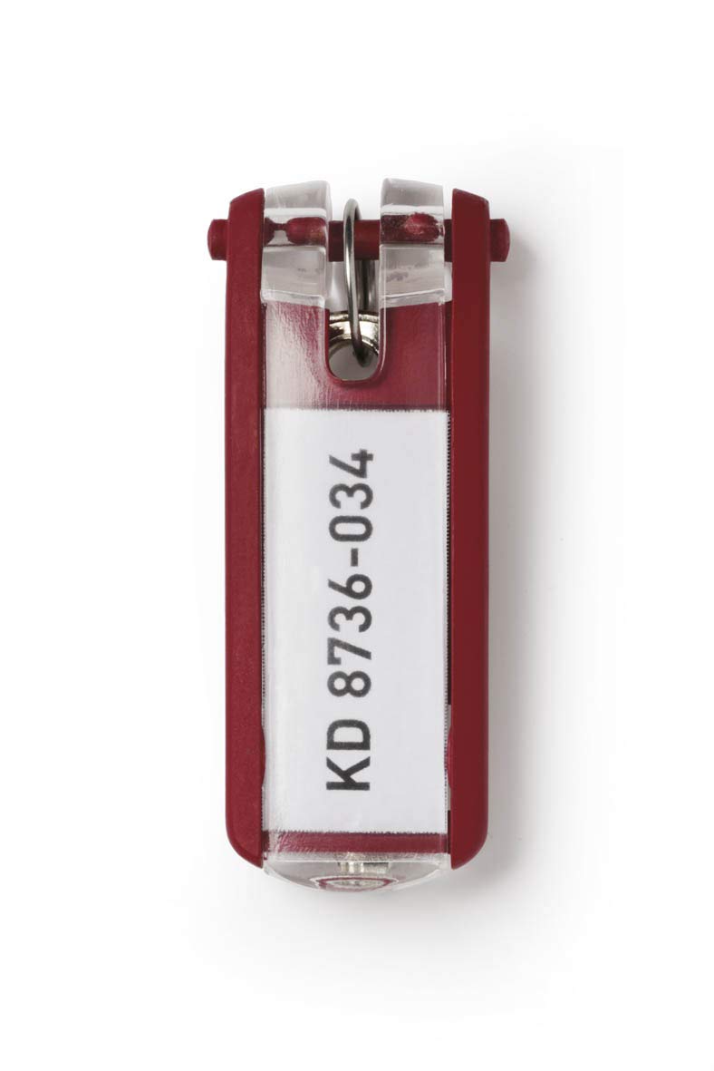 Durable Key Clips - Pack of 6 innovative key clips for clear and easy organisati