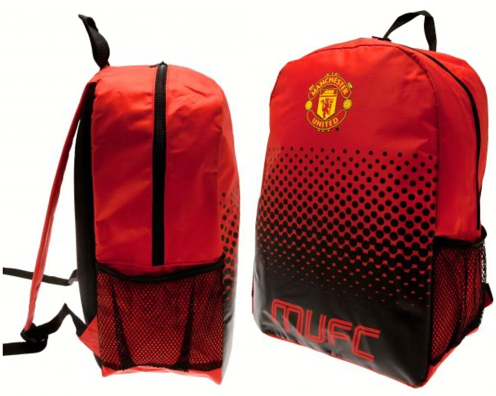 Manchester United FC Grande Adulto Zaino Calcio Scuola Sport Gym Borsa Kit Mufc