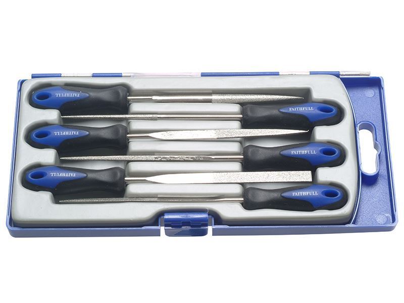 Faithfull - Diamond Needle File Set 6 pezzi