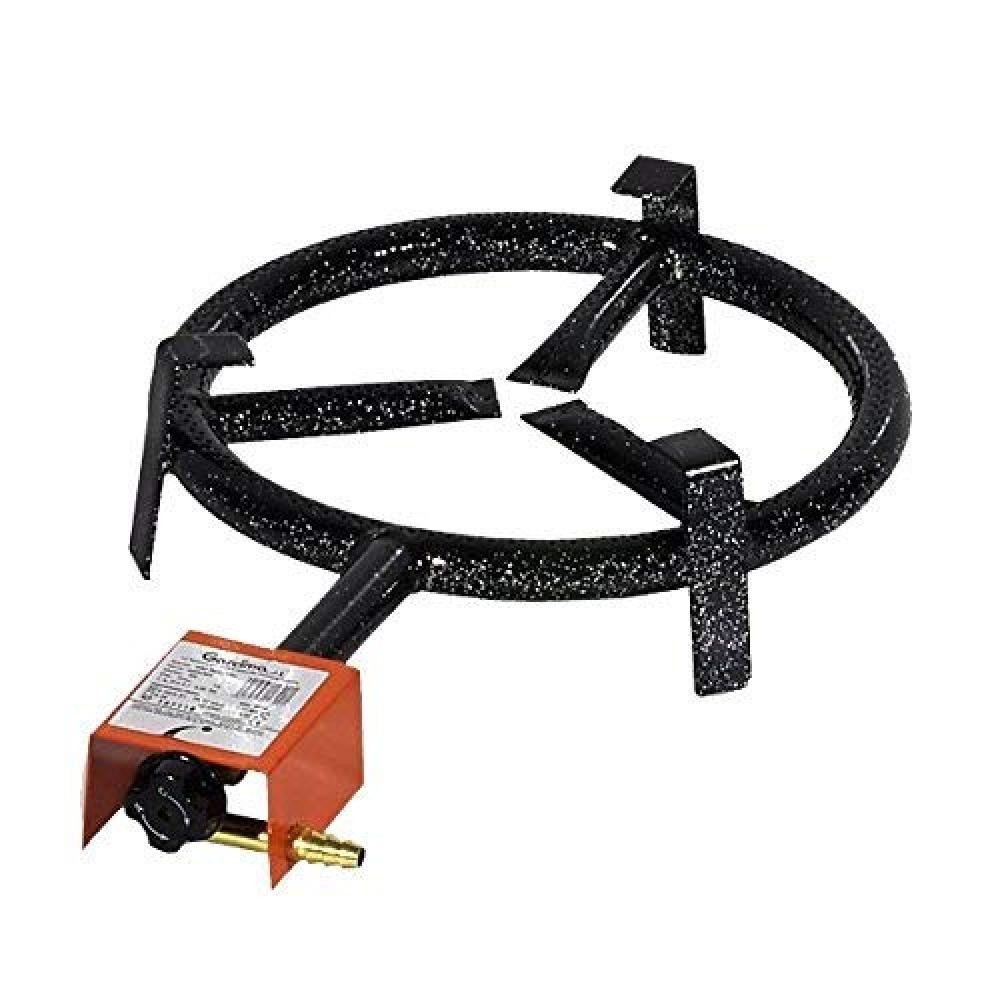 (TG. 30 x 40 x 30 cm) Garcima - 5020085 Butane gas paellero, Black, 200 mm - NUO