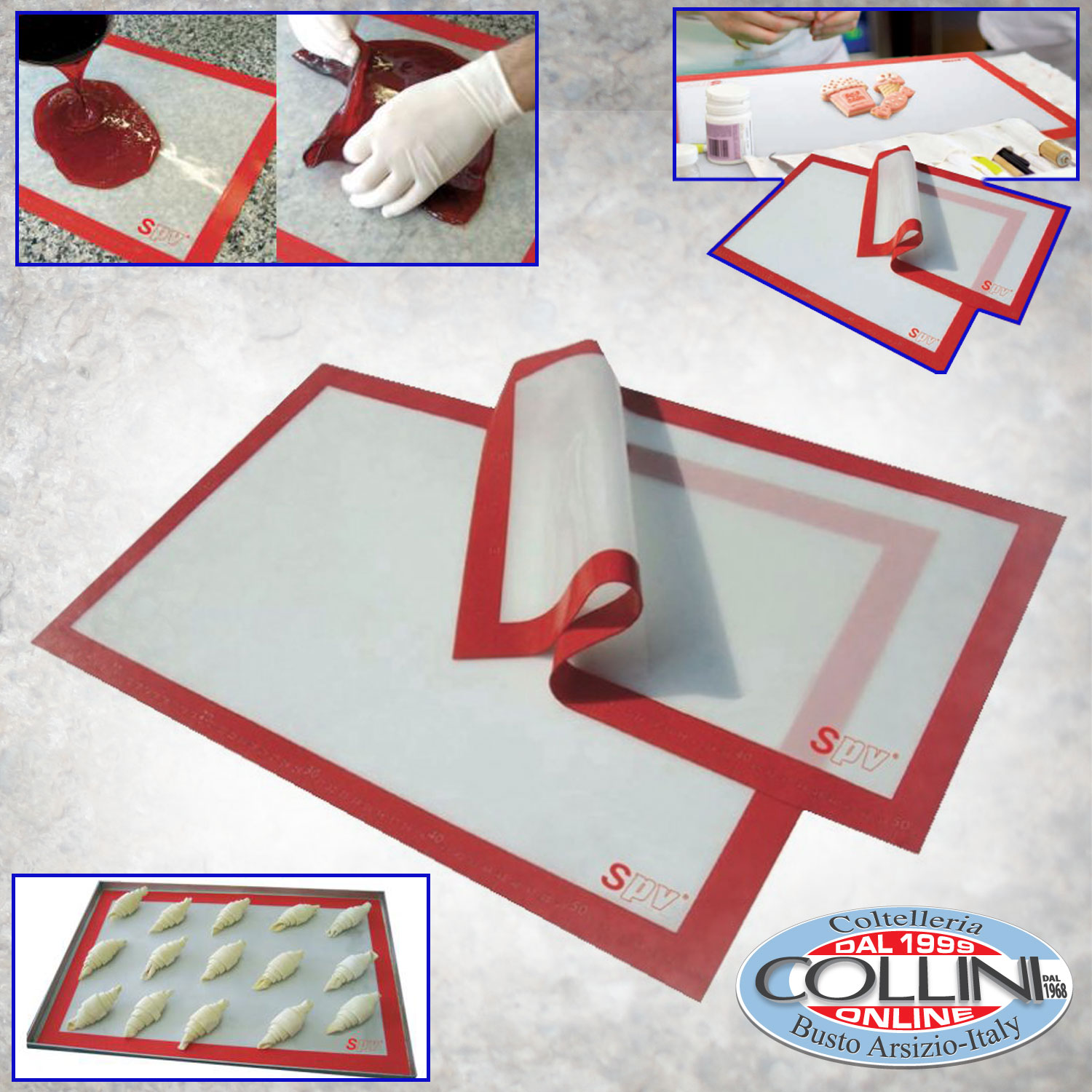Pavoni - Tappeto Antiaderente in Silicone SPV64