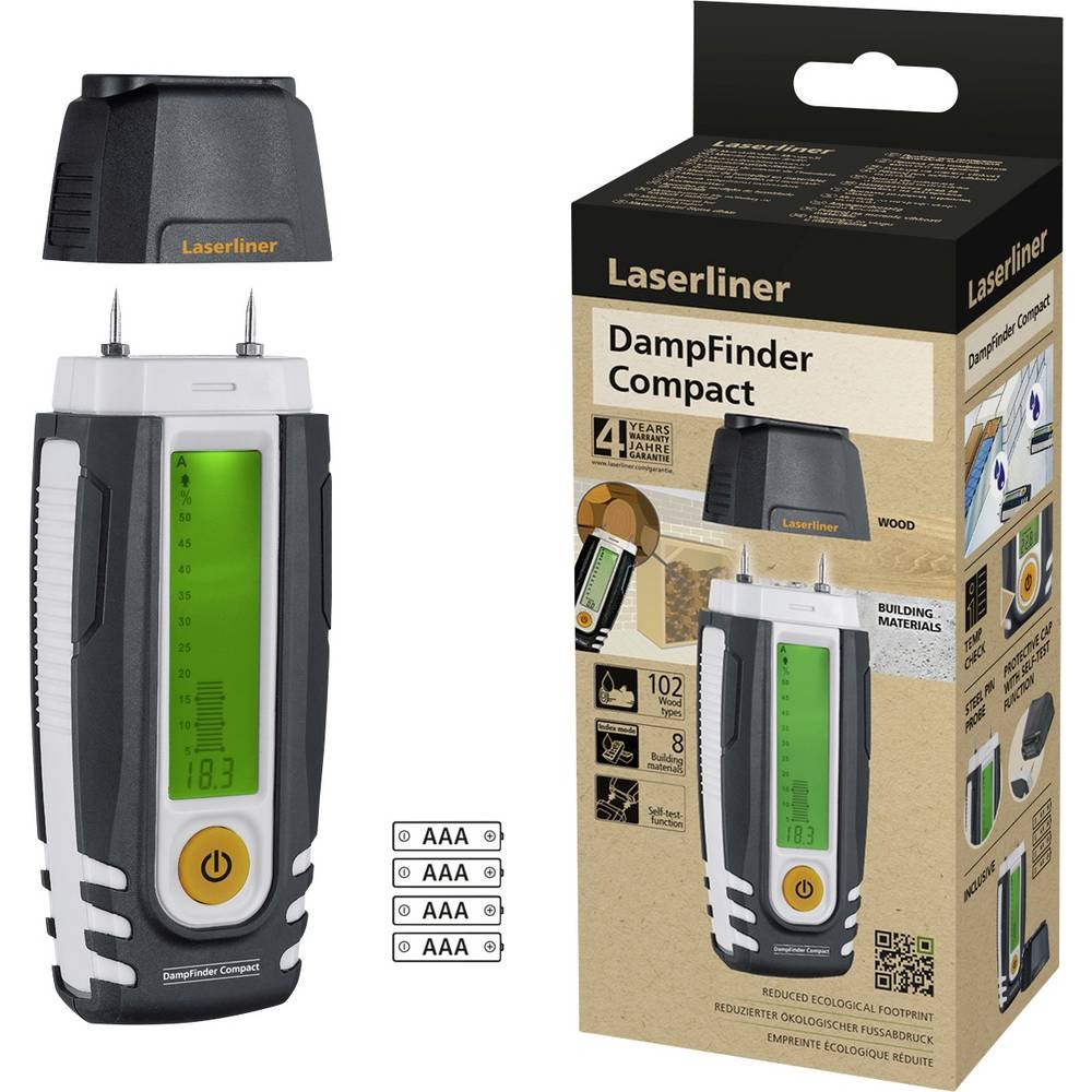 Laserliner DampFinder Compact Misuratore di umidità per materiali