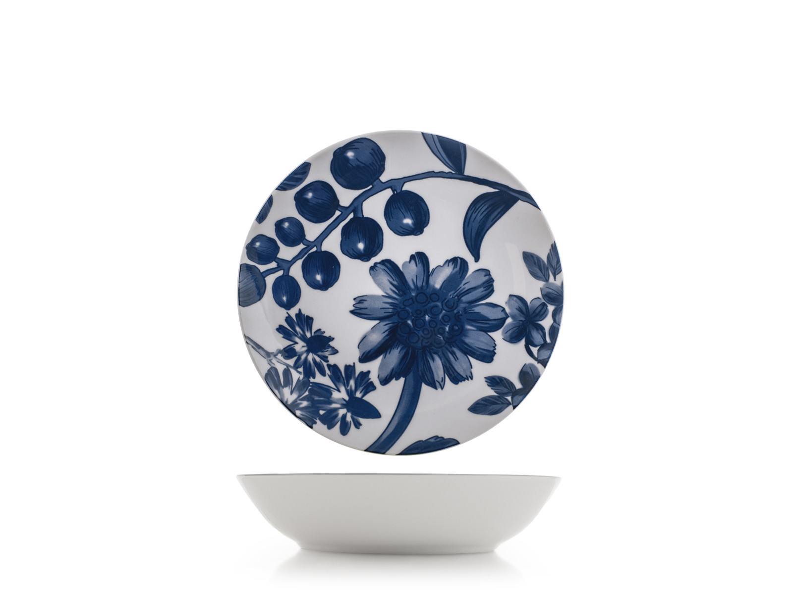 H&H Set 6 Piatti Fondi Grandiflora Cm 20
