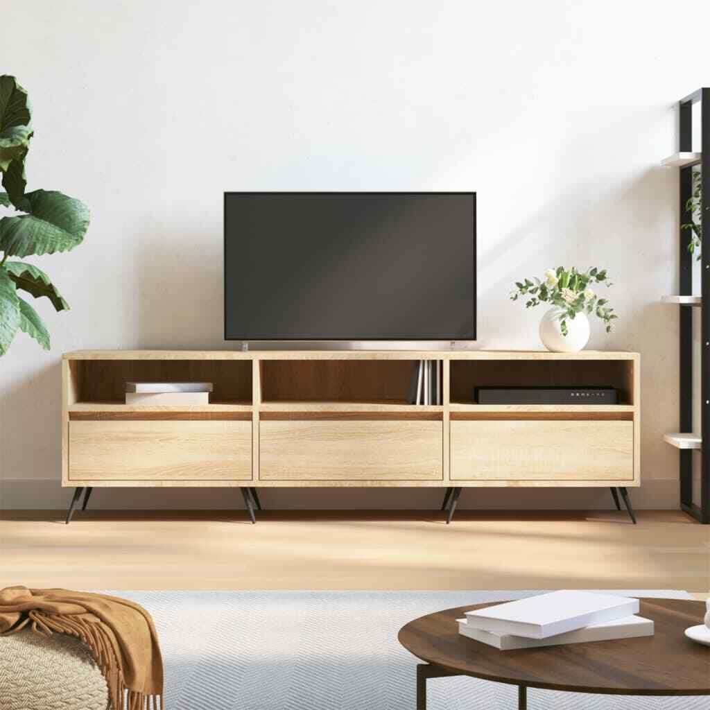 Mobile Porta TV Rovere Sonoma 150x30x44,5 cm Legno truciolato