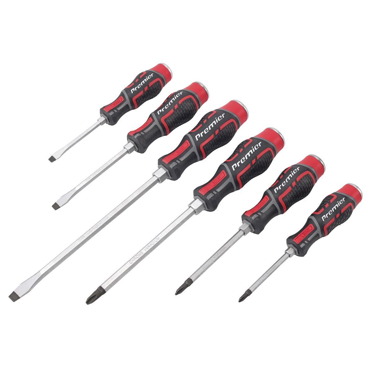Set Di Screwdriver Hammer-Thru 6 Pezzi AK4940
