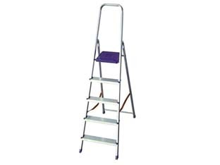 SCALA IN ALLUMINIO K100 D.LGS.81/08  3 gradini cm.44x6,9x133h (62h pedana) kg...