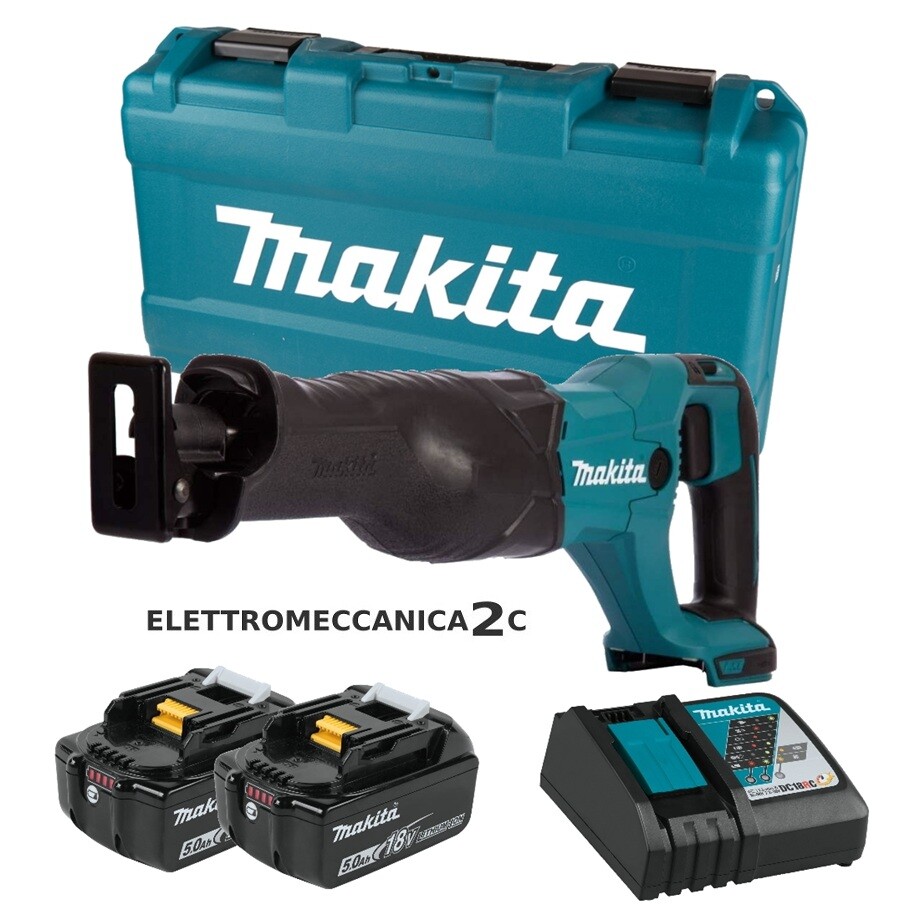 MAKITA DJR186RTE seghetto diritto 18v 2x5ah valigetta