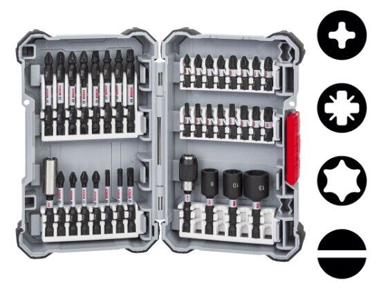Set Bit Di Avvitamento E Bussole 36PZ Bosch cod.2608522365