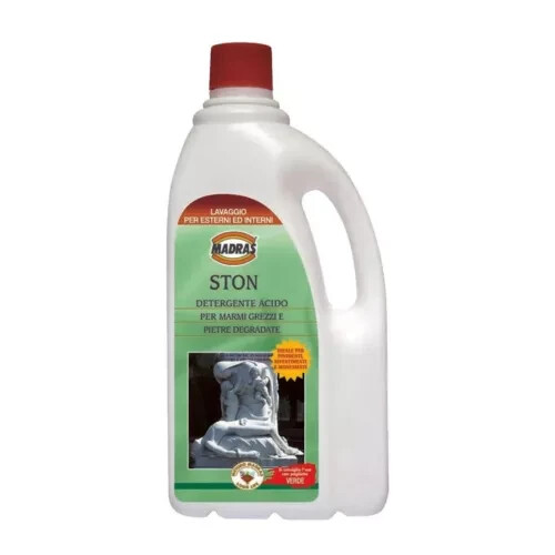 STON MADRAS DETERGENTE ACIDO PER MARMI GREZZI E PIETRE LT.1
