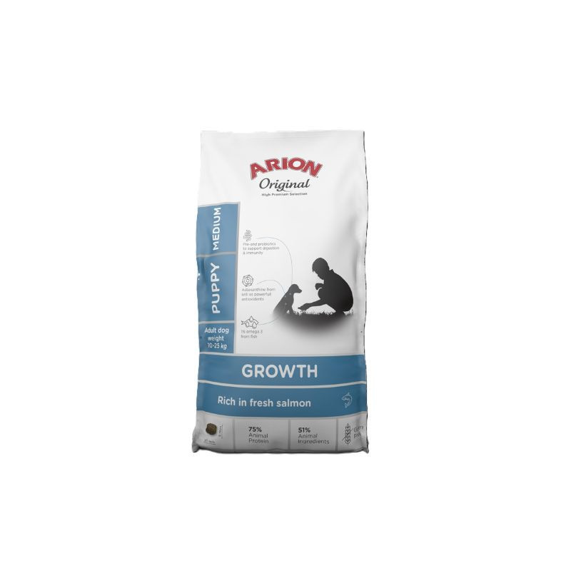 Arion dog original growth puppy medium salmone 2kg
