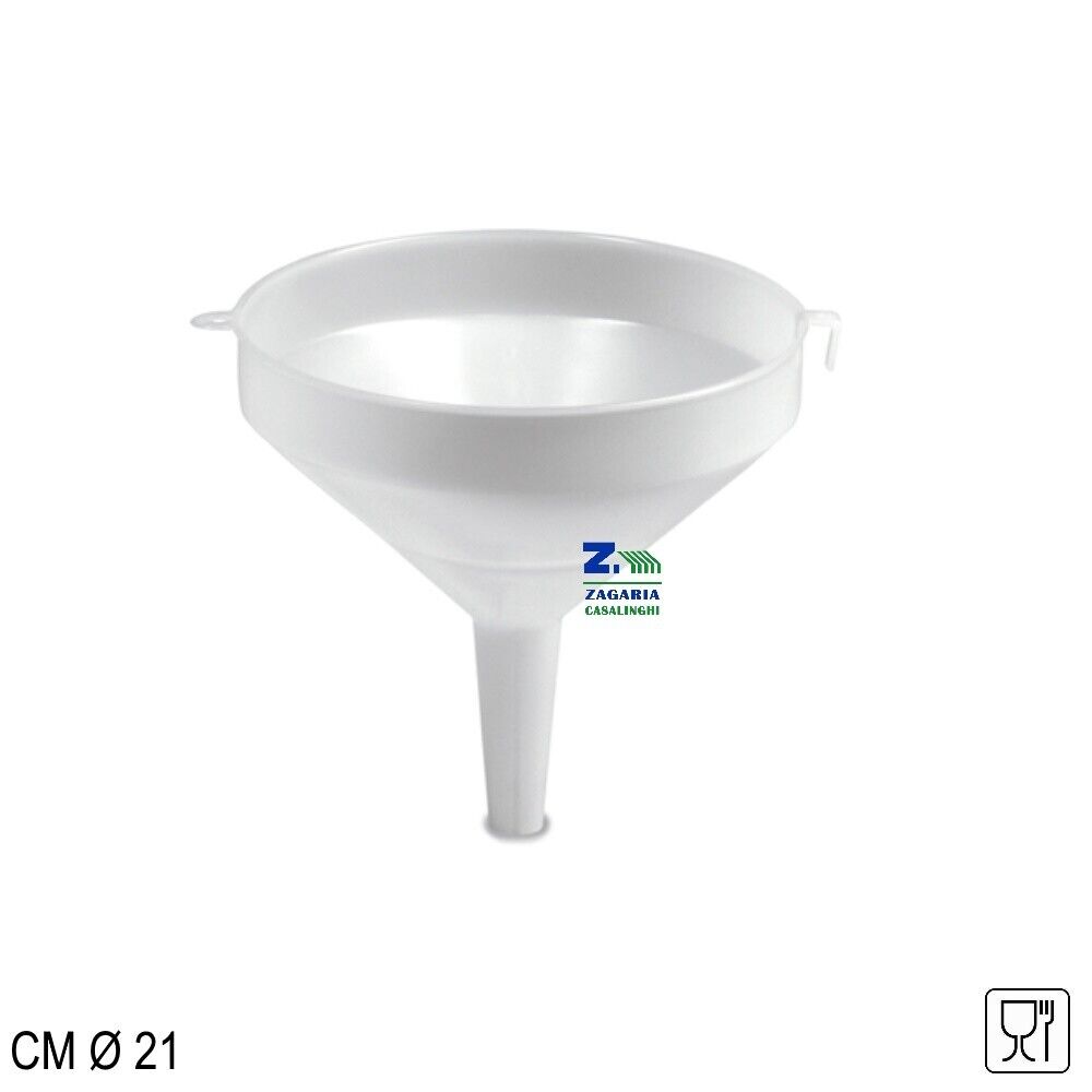 IMBUTO INVASATORE DIAM. CM 21 BIANCO IN PLASTICA IDONEO PER ALIMENTI