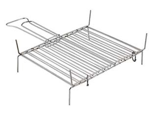 GRIGLIA DOPPIA A BARRE VERTICALI  cm.30x40  17 barre