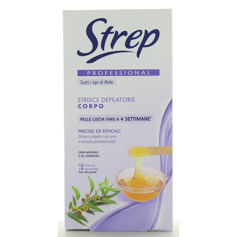 52743 STREP STRISCE DEPILATORIE CORPO 12PZ