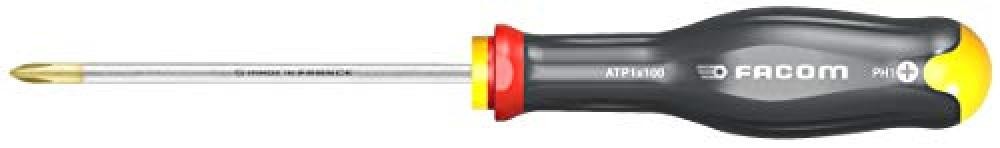 (TG. 1 mm x 75 mm) Facom ATP1X75 Cacciavite PROTWIST® per viti Phillips PHILLIP