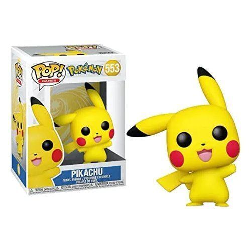 Personaggio collezione Funko 62469 POP GAMES Pokemon Pikachu Flocked 5
