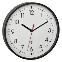 TFA 60.3550.01 Funk Wanduhr 24.5 cm x 4.2 black