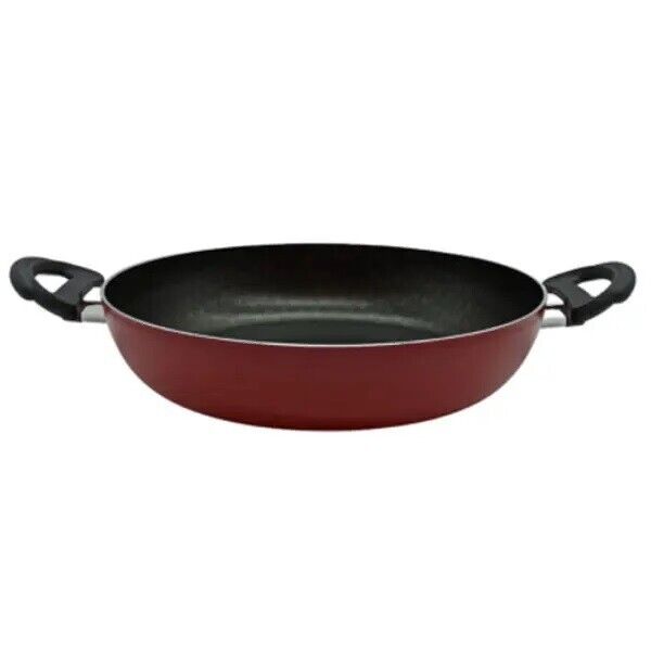 Zanetti Tegame  Cm 24 Dolomiti Antiaderente Nero Greblon 2 Manici Bachelite