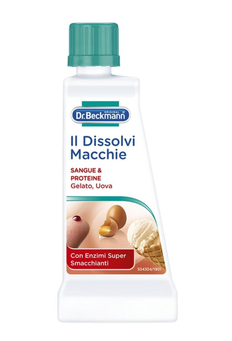 Dr. Beckmann smacchiatore dissolvi macchie specifico per sangue e proteine 50 ml