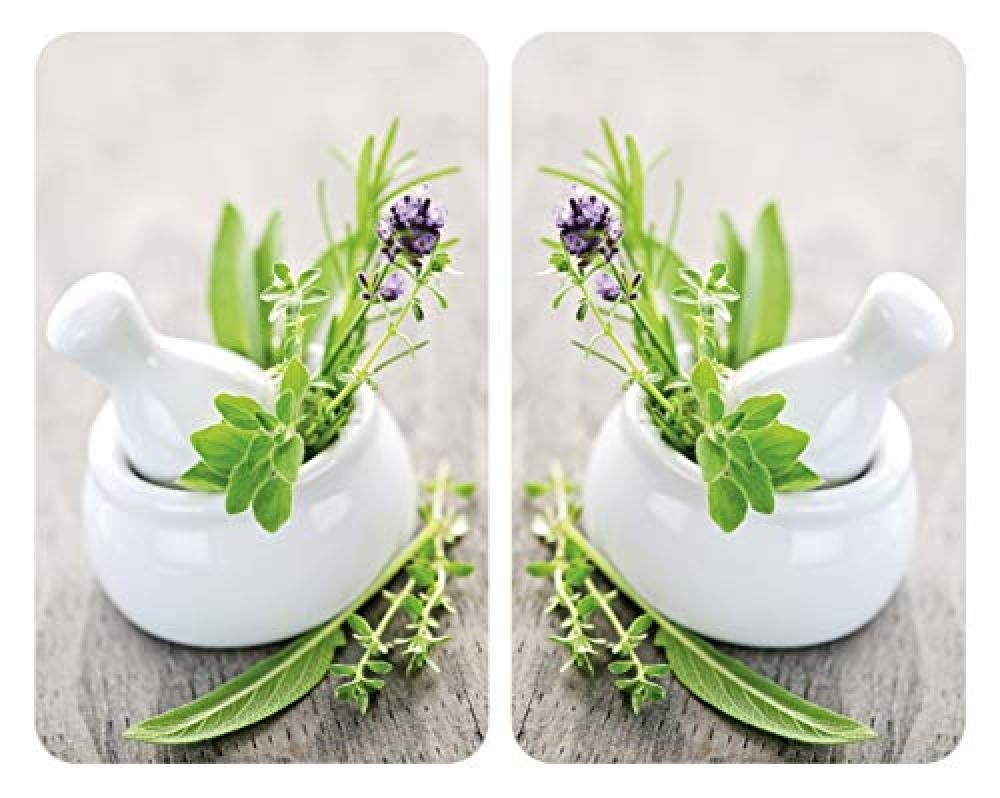 Wenko Coprifornelli Universal Herb Garden, Set 2 Pezzi per Tutti i Tipi di Piani