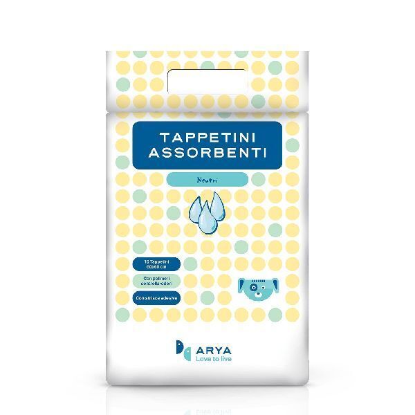 Arya Tappetini Assorbenti Neutri 60x60 40pz