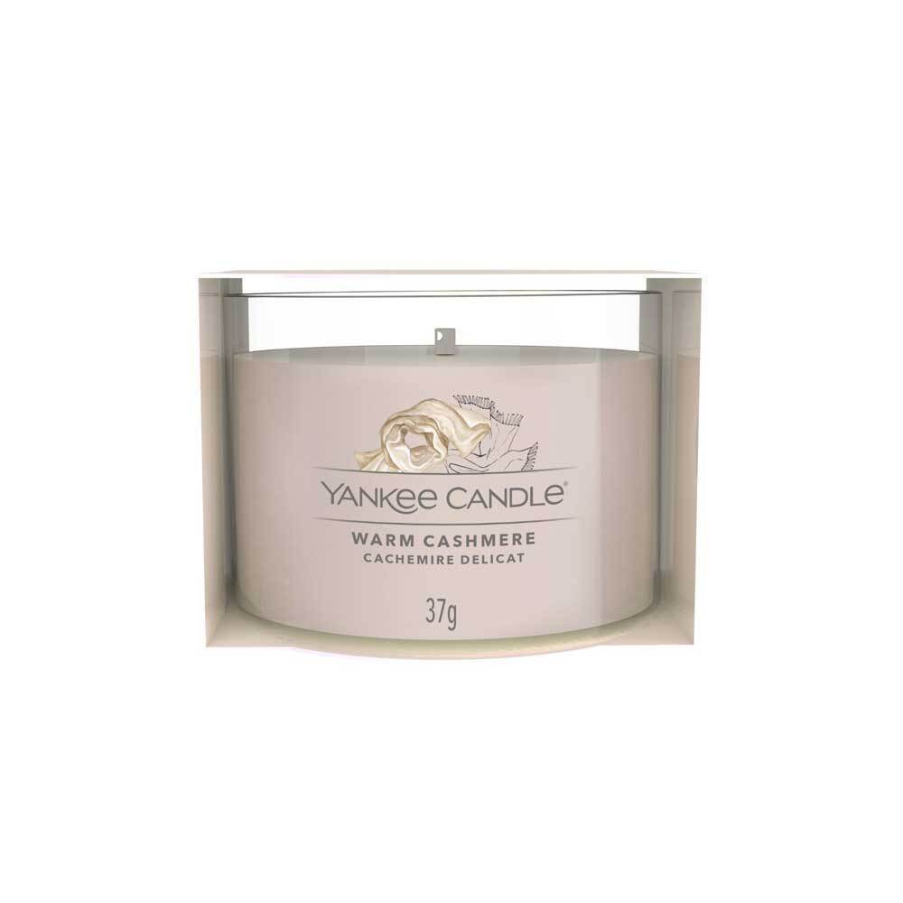 YANKEE CANDLE CANDELA PROFUMATA VOTIVE IN VETRO WARM CASHMERE PROFUMO CASA INTE