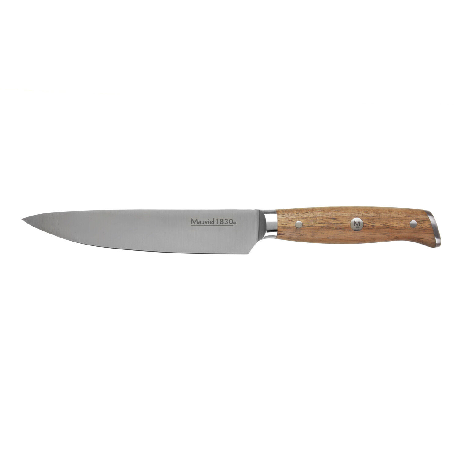 Coltello carne 15 cm con manico legno Mauviel marrone