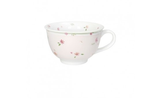 Tazza colazione in porcellana rosa collezione Polline | BRANDANI