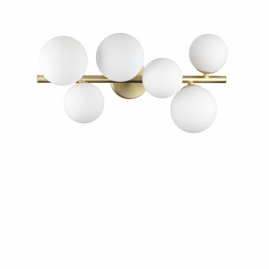 Ideal Lux Luci & Illuminazione PERLAGE PL6 BIANCO Lampada da soffitto L 490 x H